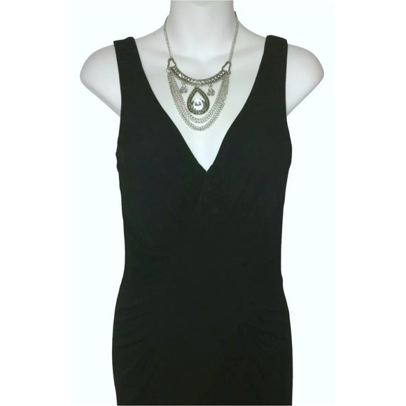 David Meister Dress Handkerchief Black Stevie Nicks Goth Witchy ALT Whimsygoth - Picture 6 of 11